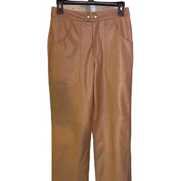 #140 BLANK NYC High Waist Cropped Vegan Leather pants - Picture 3 of 11